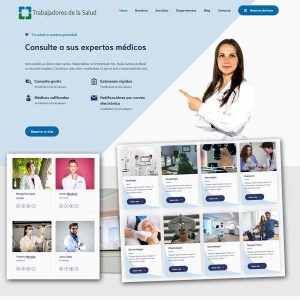 pagina web salud
